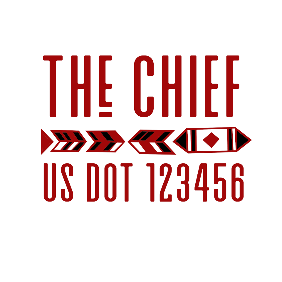 Native American Business USDOT Templates Truck Door Decals