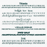 Custom Semi-Tractor Forehead Decal Sticker Sign