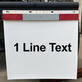 custom text mud flaps