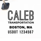 Company Name Truck Decal
