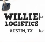 Company Truck Decal with USDOT or 1 Regulation Number