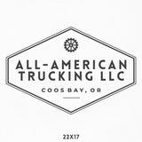 Trucking Company Name Decal