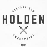 Company Name Decal with Swords