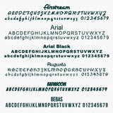 Company Name Line Truck Decal + 3 Regulation Lines (USDOT, MC, GVW)