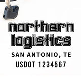 Company Name Truck Decal
