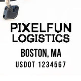 Company Name Truck Decal