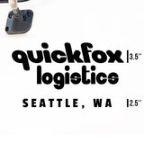 Company Truck Decal with USDOT or 1 Regulation Number