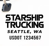 Company Name Truck Decal