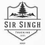 Company Name Decal with Tree