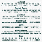 AL # 1234567 Number Regulation Decal Sticker (2 Pack)