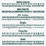 RSC # 123456 Number Regulation Decal Sticker (2 Pack)