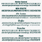 CAC # 123456 Number Regulation Decal Sticker (2 Pack)