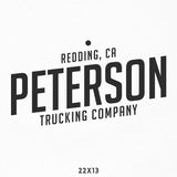 Trucking Company Name Decal