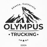 Company Name Truck Decal with Mountain