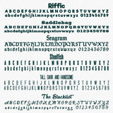 RSC # 123456 Number Regulation Decal Sticker (2 Pack)