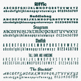 GACN # 123456 Number Regulation Decal Sticker (2 Pack)