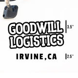 Company Truck Decal with USDOT or 1 Regulation Number
