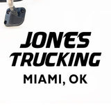Company Name Decal for Business