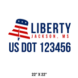 Company-Truck-Door-American-Confederate-DECAL-business