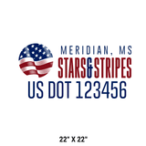 Company-Truck-Door-American-Confederate-DECAL-business
