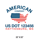 Company-Truck-Door-American-Confederate-DECAL-business