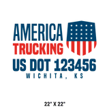 Company-Truck-Door-American-Confederate-DECAL-business