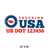 Company-Truck-Door-American-Confederate-DECAL-business