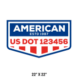 Company-Truck-Door-American-Confederate-DECAL-business