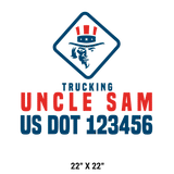 Company-Truck-Door-American-Confederate-DECAL-business