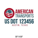 Company-Truck-Door-American-stripes-stars