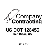 Company-Truck-Door-Construction-Roofing-DECAL-business-USDOT