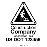 Company-Truck-Door-Construction-Roofing-DECAL-business-USDOT