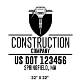 Company-Truck-Door-Construction-Roofing-DECAL-business-USDOT