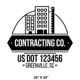 Company-Truck-Door-Construction-Roofing-DECAL-business-USDOT