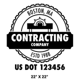 Company-Truck-Door-Construction-Roofing-DECAL-business-USDOT