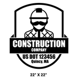 Company-Truck-Door-Construction-Roofing-DECAL-business-USDOT