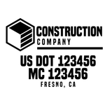 Company-Truck-Door-Construction-Roofing-DECAL-business-USDOT