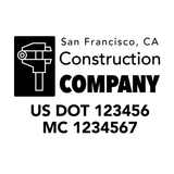 Company-Truck-Door-Construction-Roofing-DECAL-business-USDOT