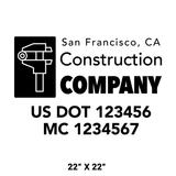 Company-Truck-Door-Construction-Roofing-DECAL-business-USDOT