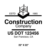 Company-Truck-Door-Construction-Roofing-DECAL-business-USDOT