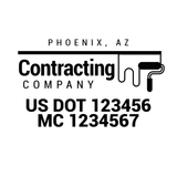 Company-Truck-Door-Construction-Roofing-DECAL-business-USDOT