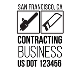 Company-Truck-Door-Construction-Roofing-DECAL-business-USDOT