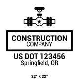 Company-Truck-Door-Construction-Roofing-DECAL-business-USDOT
