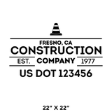 Company-Truck-Door-Construction-Roofing-DECAL-business-USDOT