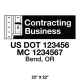 Company-Truck-Door-Construction-Roofing-DECAL-business-USDOT