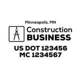 Company-Truck-Door-Construction-Roofing-DECAL-business-USDOT