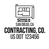 Company-Truck-Door-Construction-Roofing-DECAL-business-USDOT
