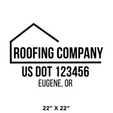 Company-Truck-Door-Construction-Roofing-DECAL-business-USDOT