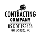 Company-Truck-Door-Construction-Roofing-DECAL-business-USDOT