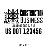 Company-Truck-Door-Construction-Roofing-DECAL-business-USDOT